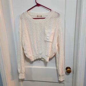 Altar'd State off white knit sweater